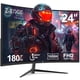 thumbnail image 1 of Monitor de juegos curvo Z-Edge de 24 pulgadas, frecuencia de actualización de 180 Hz, MPRT de 1 ms, monitor de juegos FHD 1080, curvo R1650, pantalla premium UG24 AMD Freesync, 1 of 5