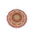 thumbnail image 2 of PEONAVET Napperon en Nylon Napperons de Noël Ronds Napperons Tissés Flocon de Neige Renne Napperons Rouges Empêchent les Napperons pour Tables de Cuisine de Vacances, 2 of 7