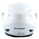 thumbnail image 4 of Casco de moto 1Storm Mechanic blanco brillante aprobado por el DOT, 4 of 4