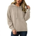 thumbnail image 4 of felwors Sweaters for Women Fall Winter Lightweight Warm Pullover Long Sleeve Crew Neck Wool Sweater Jumper Beige, L, 4 of 6