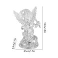 thumbnail image 3 of Qiweii Crystal-like Little Angel Night Light,Glowing Desktop Ornament for Gift and Home Decor,Home Bedroom Accessory, 3 of 6