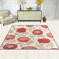 thumbnail image 3 of Non-Slip Polyester Rug 63x48in & 80x58in - Plush Memory Foam Floor Mat, Absorbent, Fade Resistant, Machine Washable for Living Room, Bedroom, Entryway，Flowers, 3 of 7