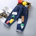 thumbnail image 4 of Tiijoy Boys Relaxed Fit Pull On Jeans Toddler Vintage Stretch Denim Pants Trousers, Sizes 2-3, 4 of 4