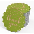 thumbnail image 4 of Inkdotpot Real Rose Gold Foil Thank You Bridal Shower Tags Favor Hang Paper Tags 50 Piece, 4 of 7