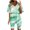 Mint Green, variant on Jsaierl Lounge Sets for Women 2 Piece Short Sleeve Plus Size Tops and Wide Leg Pants Sets 2 Piece Boho Vacation Outfits Sets