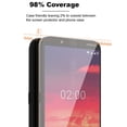 thumbnail image 4 of CoverON For Nokia C2 Screen Protector (5.7") Tempered Glass - 98% full Coverage 9H Scratch Resistant - HD Clear, 4 of 9