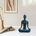 thumbnail image 6 of 1pc Ornaments Art Figurine Statue Small Shelf Desktop Decoration Blue, 6 of 6
