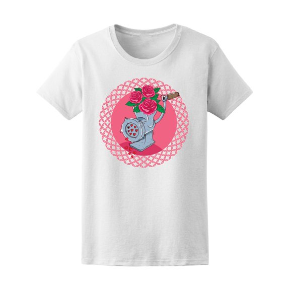 Rose Grinder Into Hearts Tee Women's -Image by Shutterstock