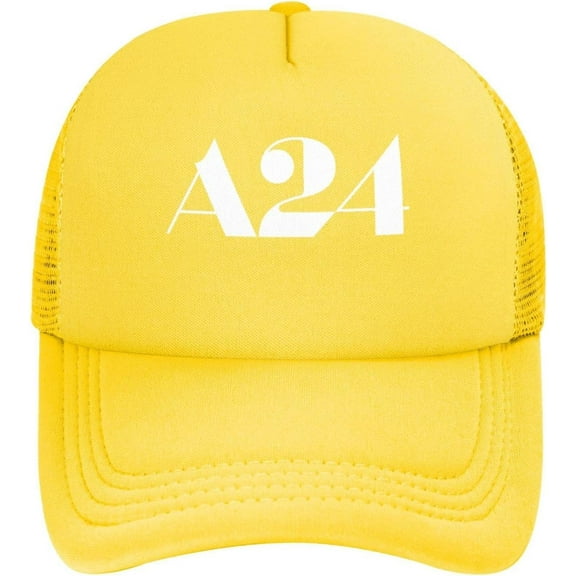 A24 Logo Baseball Cap Polyester Cowboy Hat Fashionable for Man Woman Adjustable