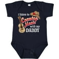 thumbnail image 3 of Inktastic I Listen to Country Music with My Daddy Guitar and Hat Boys or Girls Baby Bodysuit, 3 of 5