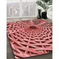 thumbnail image 2 of Ahgly Company Indoor Rectangle Patterned Tomato Sauce Red Area Rugs, 3' x 5', 2 of 6