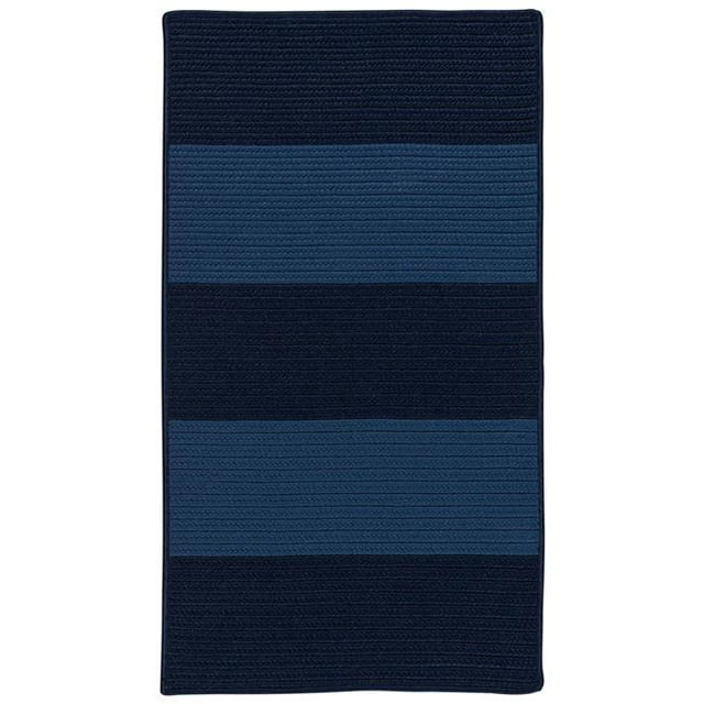 Colonial Mills Tapis NW06R096X132S Newport Zone Rectangulaire Texturée Zone de Tapis Tressé Bleu - 8 x 11 Pi.