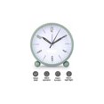 thumbnail image 3 of Reloj despertador analógico, reloj de mesa multicolor con pilas, luz cálida nocturna regulable con puntero ultrasilencioso para el hogar y el dormitorio (verde), 3 of 5
