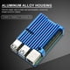 thumbnail image 5 of Carcasa Azul (sin Ventilador) Adecuada para Raspberry Pi Carcasa Metal 4ª Generación Raspberry Pi 4ª Generación B+ Caja Aleación Aluminio 4b Accesorios Carcasa Refrigeración (azul Sin Ventilador), 5 of 6
