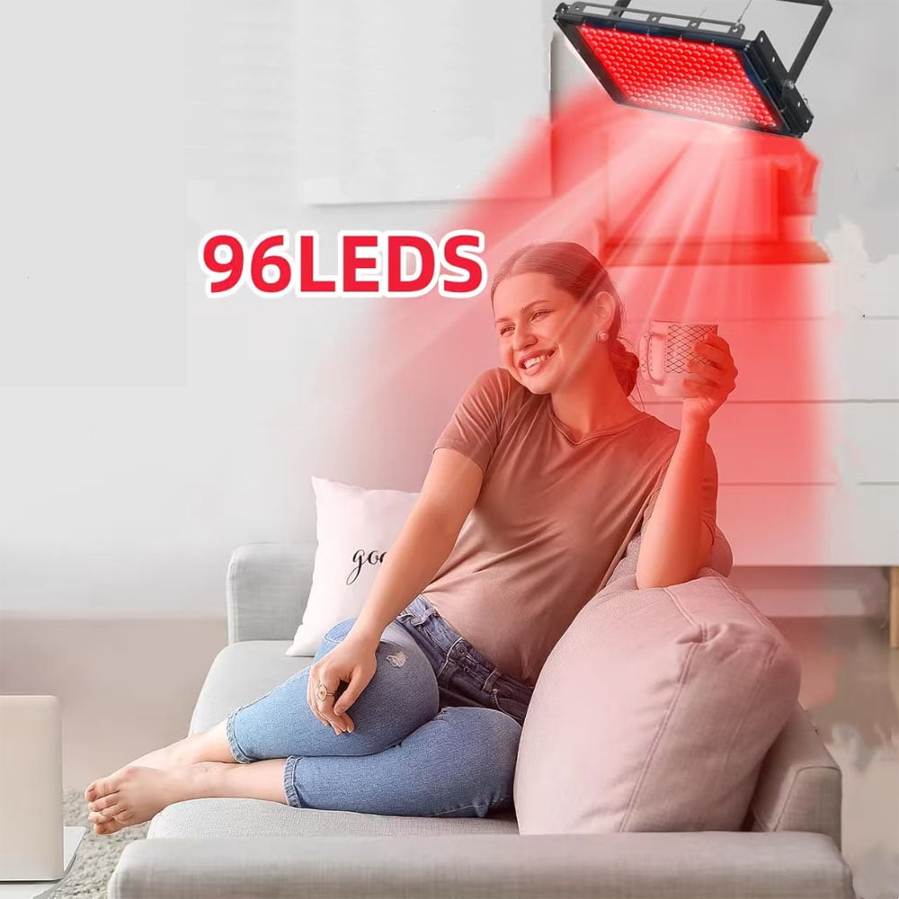 5V USB Red Light Therapy Device 660NM 96LED USB Beauty Lamp for Skin Brightening Sleep Yoga Adjustable