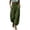 #0131-Army Green, variant on Sokhug Womens Drawstring Elastic Waist Harem Pants Lightweight Textured Cotton-Blend Loose Fit Casual Trousers with Side Pockets