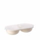thumbnail image 3 of Tazón de olla de huevos para microondas | Máquina multifuncional de huevos duros y al vapor para desayuno y comida para bebés | Vaporizador rápido de plástico sin BPA | Blanco | Portátil Fácil de, 3 of 7