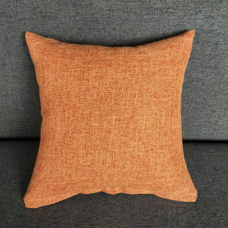 

WANYNG Decorative Lining Linen Square Pillow Sofa Cushion Light Linen 40 CM