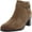 Warm Oat Suede, variant on Naturalizer Womens Lydia Leather Round Toe Ankle Boots