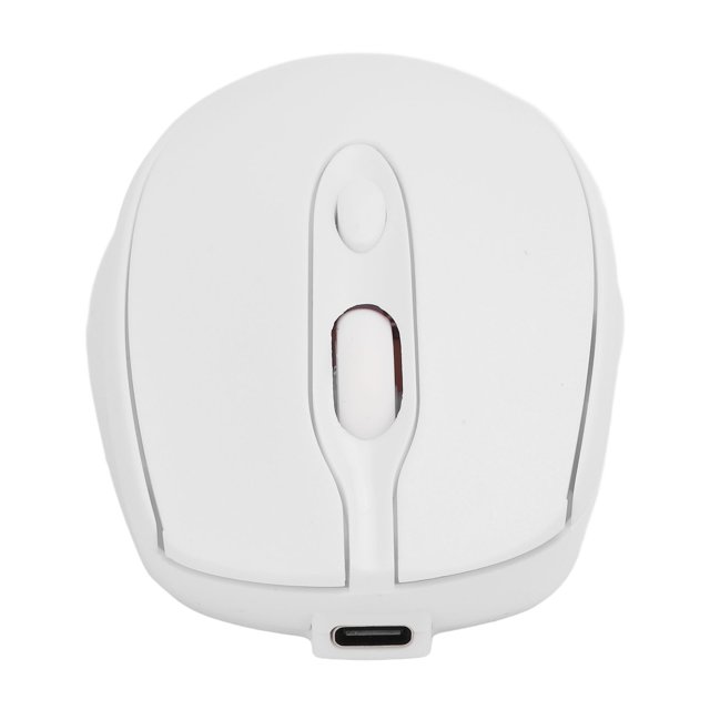 Ratón PC Inalmbrico Con Receptor USB, Ratón Portátil, Ratón Inalámbrico 5.0 2.4g Recargable 800 1200 1600 DPI Portátil Ergonímico Silencioso