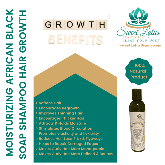 Moisturizing African Black Soap Shampoo