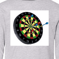 thumbnail image 4 of Inktastic Dart Board Long Sleeve Youth T-Shirt, 4 of 5