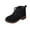 Black, variant on Thick Bottom Boots for Women Round Toe Solid Color Fall Winter Fashion Style Casual Boots Black Brown