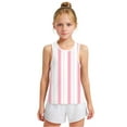thumbnail image 2 of HAiming Tank Tops for Boys Girls Striped Kids Tshirts Sleeveless Crew Neck Undershirts Cute Summer Clothes, 2 of 6