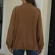 thumbnail image 5 of Chaquetas Para Mujer Prendas de Abrigo Color Sólido Botón Recreativo Manga Larga Solapa Abrigo Tops Odeerbi  ODB132324, 5 of 7
