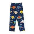 thumbnail image 4 of Fotbe Planets and Stars Women's Pajama Pants,Sleepwear Pants,Pj Bottoms Drawstring And Pockets-Small, 4 of 9