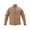 Khaki, variant on IYTR Mens Jackets Casual Outdoor Hooded Fleece Jackets with Pocket Solid Color Long Sleeve Jacket Zipper Stand-up Collar Gray XXL