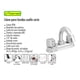 thumbnail image 2 of Llave Mezcladora Lion Tools  Fregadero Cuello Corto, 2 of 2