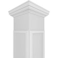 thumbnail image 4 of Ekena Millwork 10"W x 10'H Craftsman Classic Square Non-Tapered Arts & Crafts Fretwork Column w/ Tuscan Capital & Tuscan Base, 4 of 8