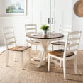 thumbnail image 6 of SAFAVIEH Shay 5-Piece Dining Set White / Natural, 6 of 16