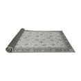 thumbnail image 2 of Ahgly Company Indoor Round Abstract Gray Modern Area Rugs, 8' Round, 2 of 4