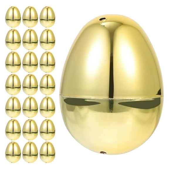 Zehuanyu  30 Pcs Easter Decorations Refillable Egg Eggs Jumbo Wrapping Boxes Toddler Golden