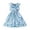 czb# Blue175, variant on CUZIBR Girls Kids Summer Dress Solid Color Sleeveless Flutter Sleeves High Waist Bow Tie Belt Round Neck A-Line Party Casual Princess Dress Split Ruffled Tiered Comfy Sundress,Beige,4-5 Years