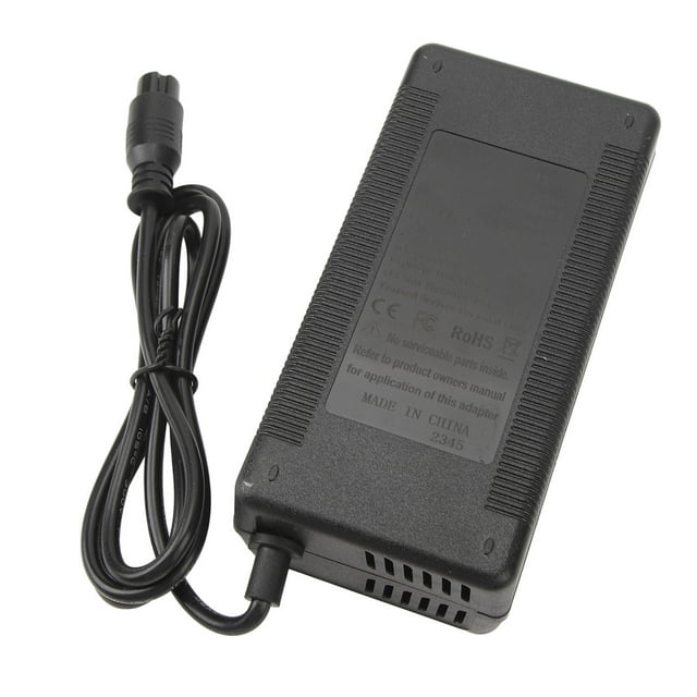 Electric Scooter Battery Charger, Intelligent Fast Charging Battery Charger with Overload for Electric Scooter