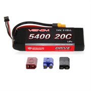 Venom 20C 7.4V 5400mAh 2S2P LiPo: UNI Plug