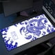 thumbnail image 4 of Alfombrilla de ratón con diseño de dragón, tapete de escritorio en blanco y negro, para ordenador portátil, teclado de Anime japonés para videojuegos, alfombrilla de goma para mesa, alfombrilla para r, 4 of 5