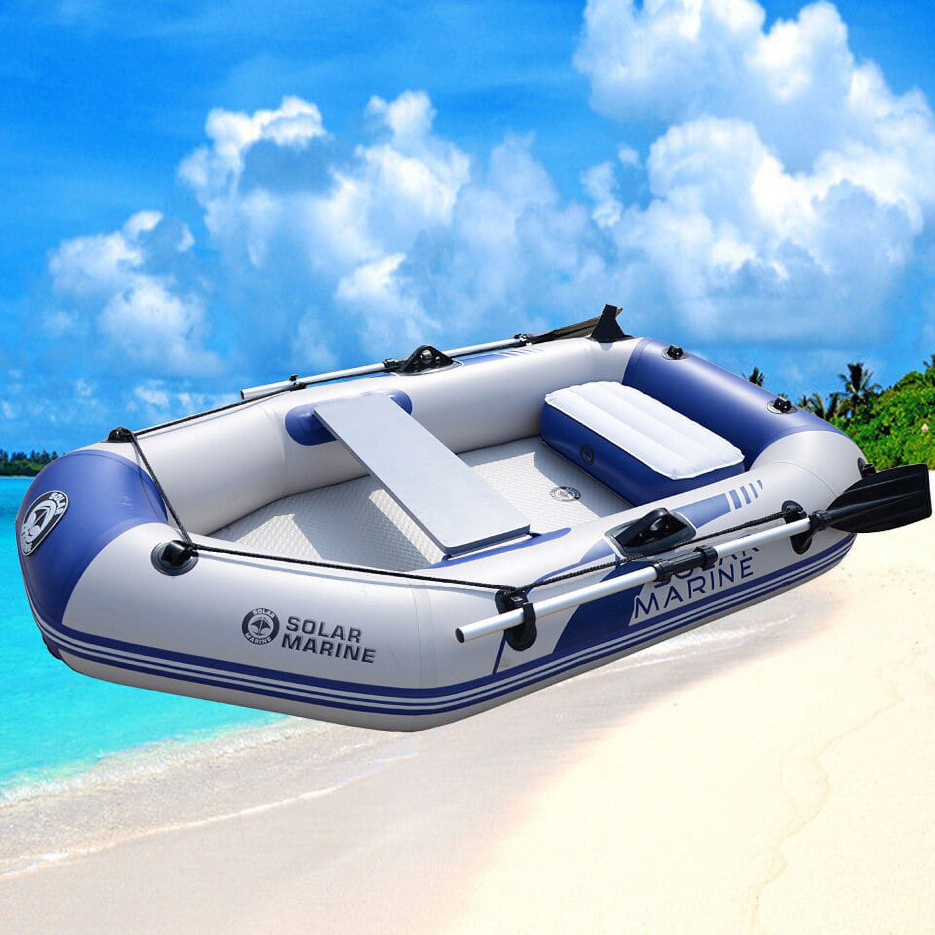 1 Person 175cm Inflatable Rowing Boat Ship Kayak Canoe Drifting Raft Dinghy Hovercraft Outdoor Fishing Diving Surfing Sailing B - image 3 of 6