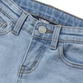 thumbnail image 3 of Girls 2-16 Lands' End Wide Leg Denim Jeans Color: Bay Blue Size: 7, 3 of 4