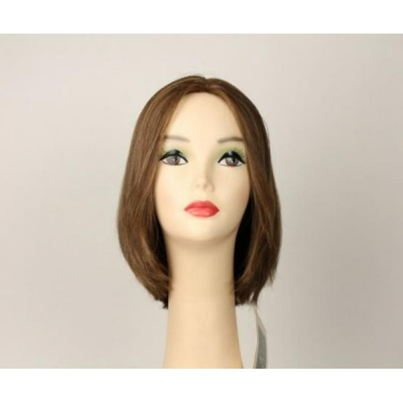 European Human Hair Freeda Wig Liberty Light Brown With Ash Blonde Highlights Skin Top Size S