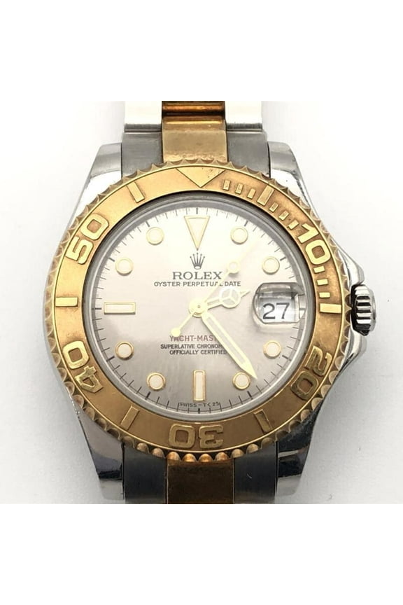 Pre-Owned ROLEX Yacht-Master Watch 68623 Gold/Silver Rolex U-Serial Number (Fair)