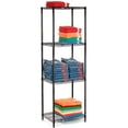 thumbnail image 3 of Nexel 4 Shelf Black Epoxy Wire Shelving Unit Starter 30""W x 14""D x 63""H, 3 of 3