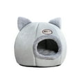 thumbnail image 1 of Tienda para mascotas Cama cueva para gatos / perros pequeños Tienda de campaña para gatos 2 en 1 co Tomshoo  Casa del gato, 1 of 6
