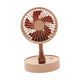 thumbnail image 1 of Pequeño ventilador de mesa plegable y ajustable para celebraciones festivas, ideal para niños y niñas, juegos sensoriales, juegos de rol simulación. Marrón, 1 of 10