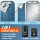 thumbnail image 5 of Saco de Dormir Doble MEREZA XL Tamaño Queen para 2 Personas Azul y Gris, 5 of 8