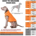 thumbnail image 3 of AiryVest Lightweight Reversible Winter Dog Coat - Warm Dog Jacket - Water Resistant Windproof - Insulated Dog Apparel for Small, Medium & Large Dogs - Comfortable Dog Puffer Vest - Orange Light Green, 3 of 6