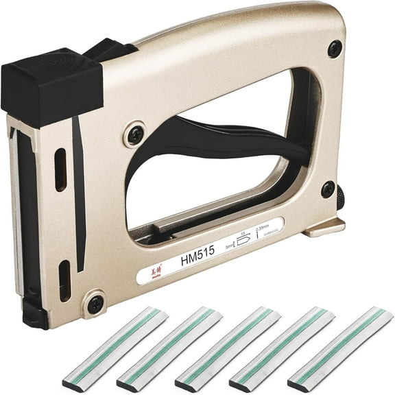 MEITE HM515 Manual Point Driver Stapler for Picture Framing with 1000 Flexible Point Nails